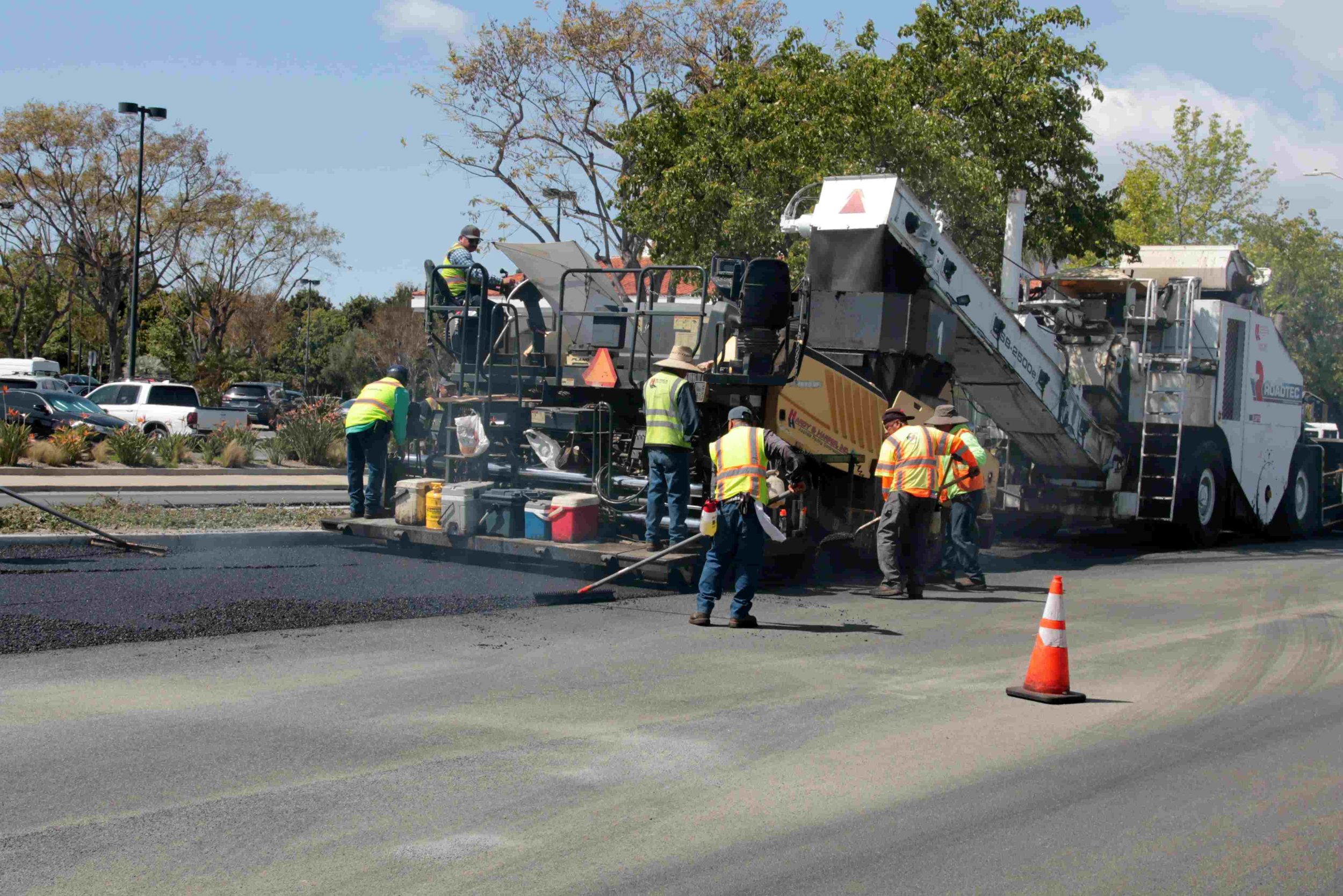 Asphalt paving with smooth road resurfacing by experienced contractors in Canton